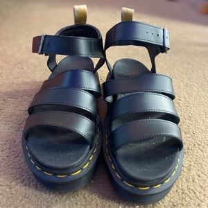 Doc Marten platform sandals